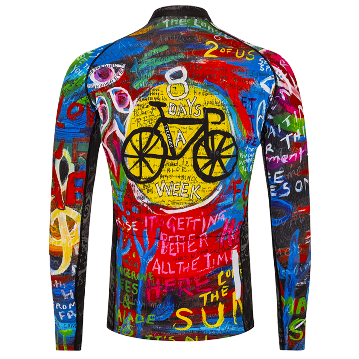 8 DAYS MEN’S LONG SLEEVE JERSEY fietsshirt lange mouwen