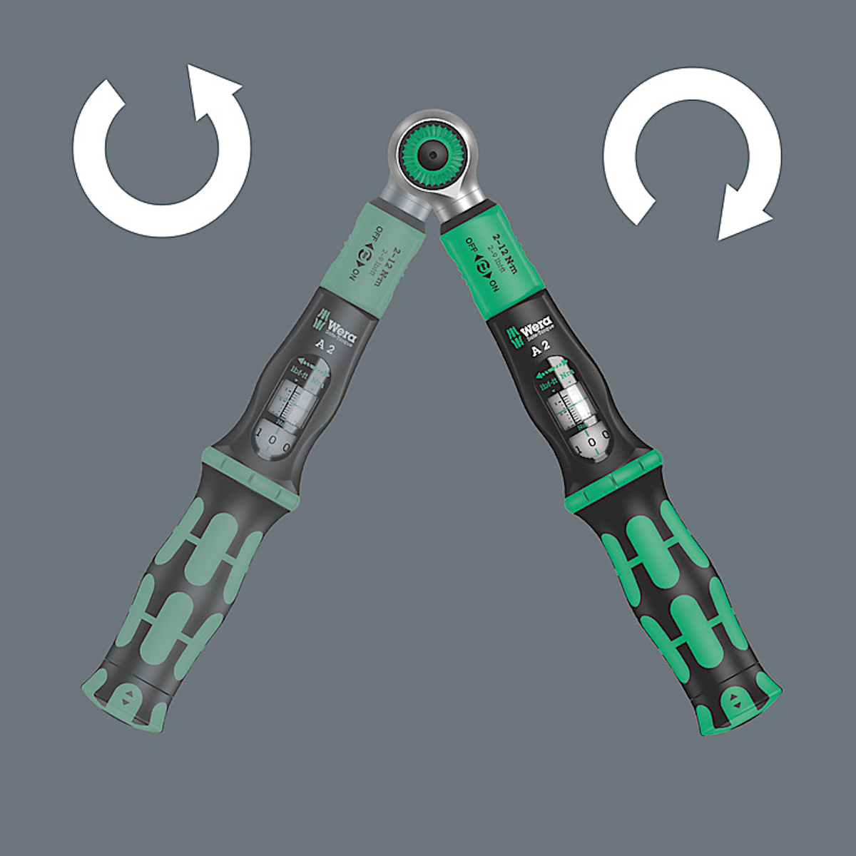 Safe-Torque A2 Torque Wrench ¼" With Ratchet Function 2-12 Nm