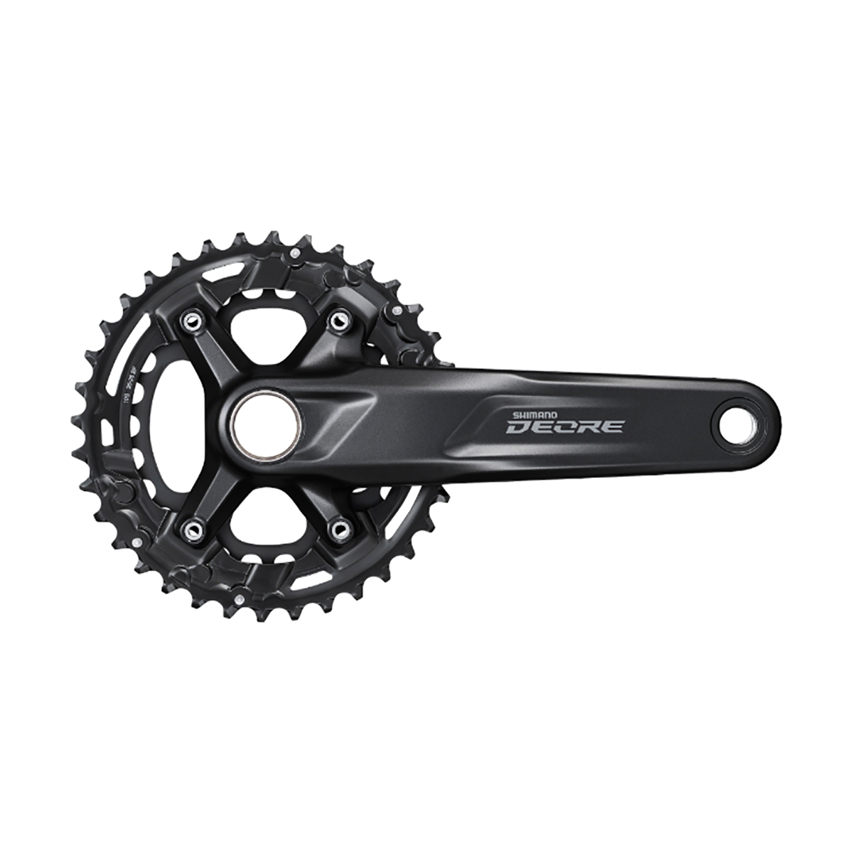SHIMANO DEORE FC-M4100-2 Hollowtech II MTB-Kurbel 2 x 10-fach