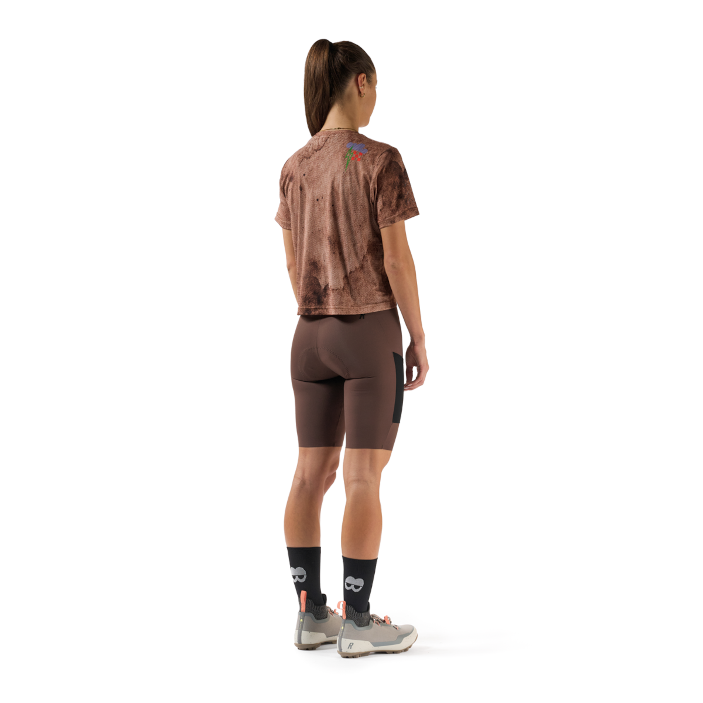 W Adventure AOP Cropped Mesh Tee