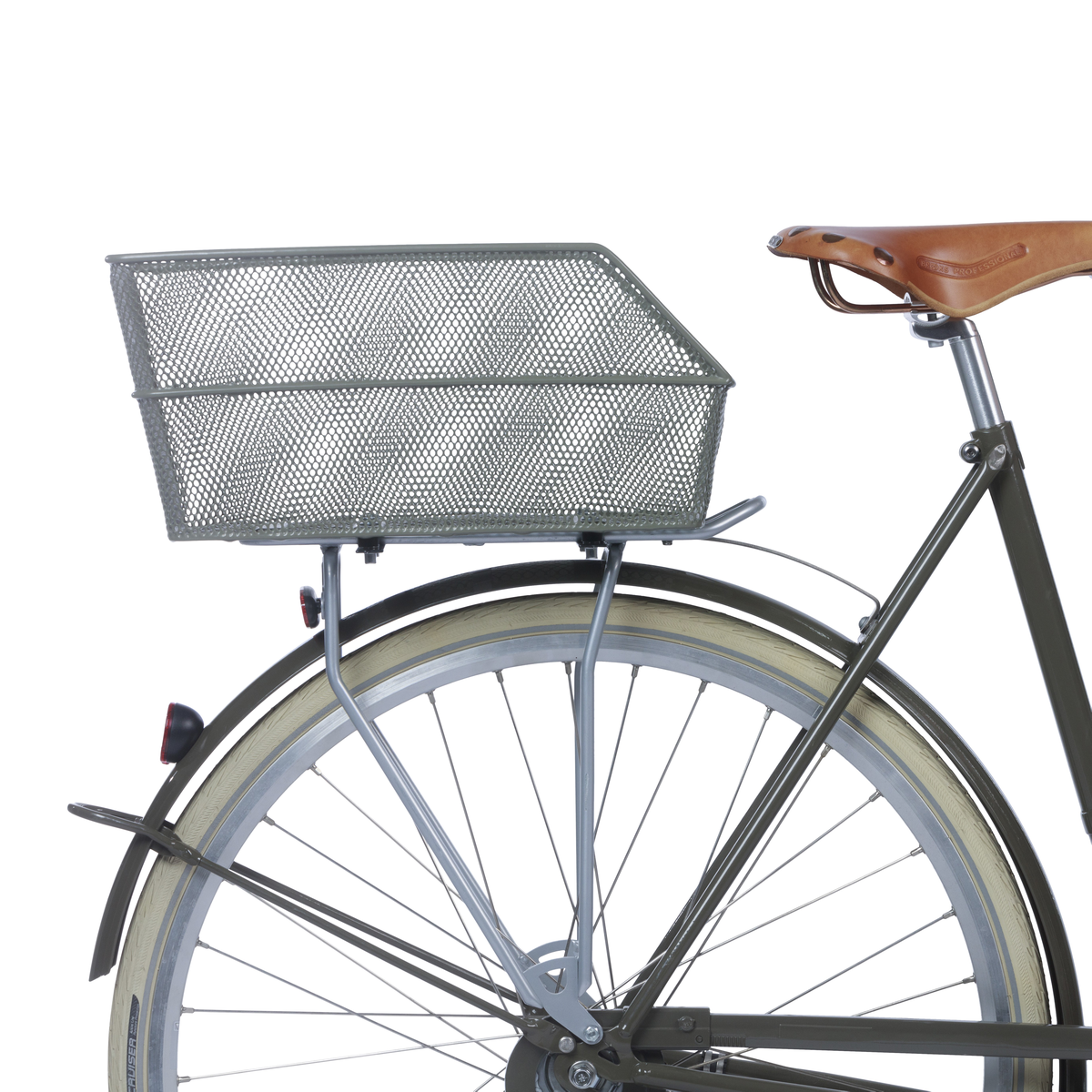 BASIL CENTO olive Bike Basket