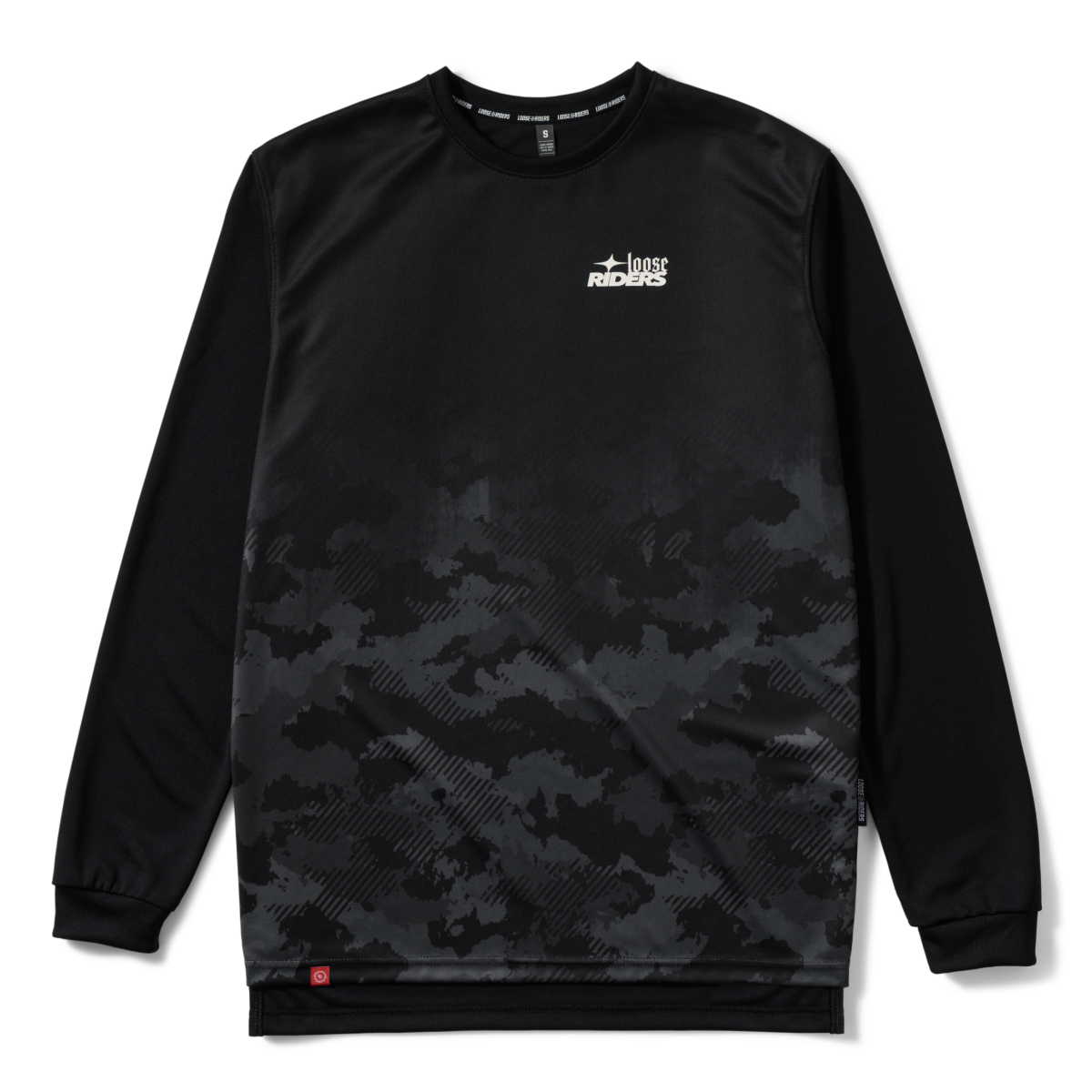 ESSENTIALS DIPPED STEALTH Long Sleeve MTB Shirt
