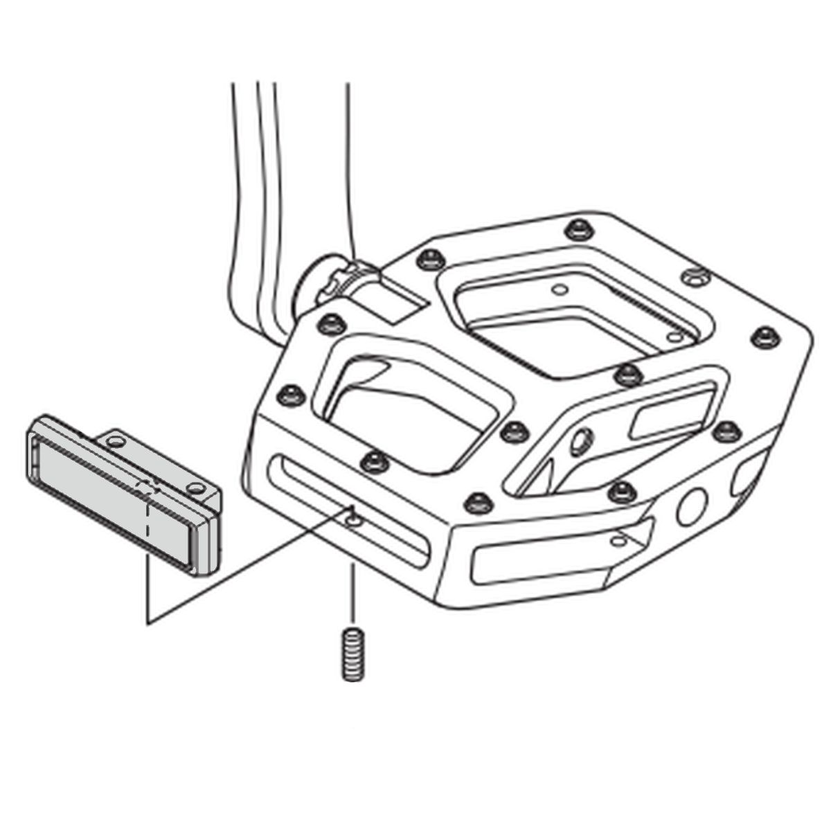 SM-PD64A Reflector Set for Pedals