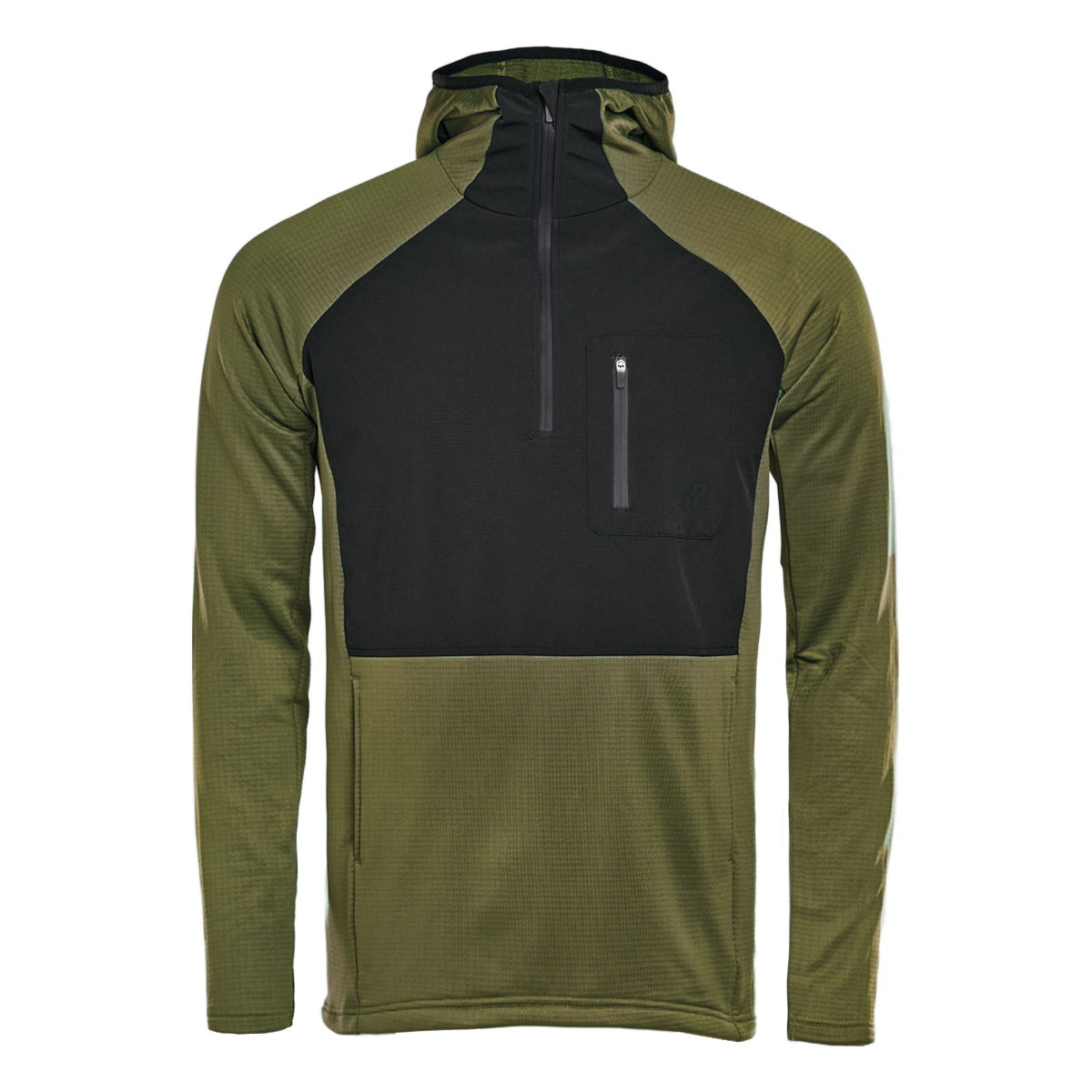 M Trail Grid Fleece Thermo Hoodie