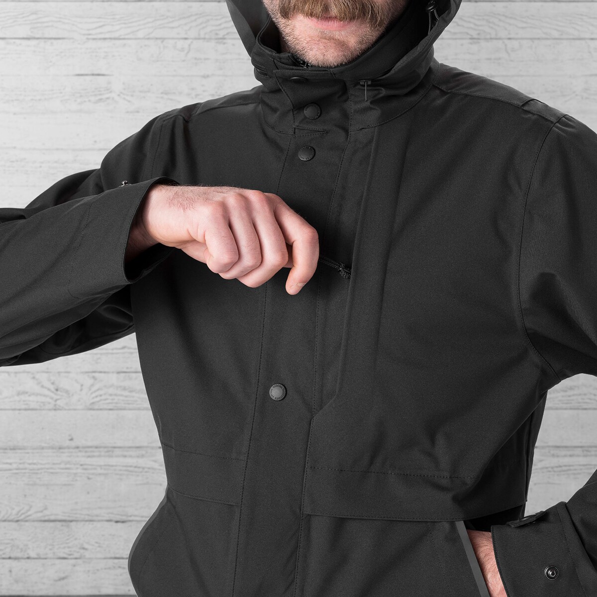 Shop Stanton Rain Trench coat now 