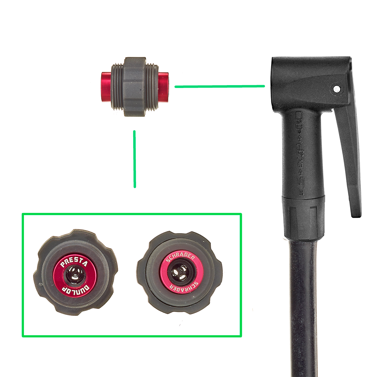 Clever Hose with Twin-Valve 2in1 Pump Head for GF-56