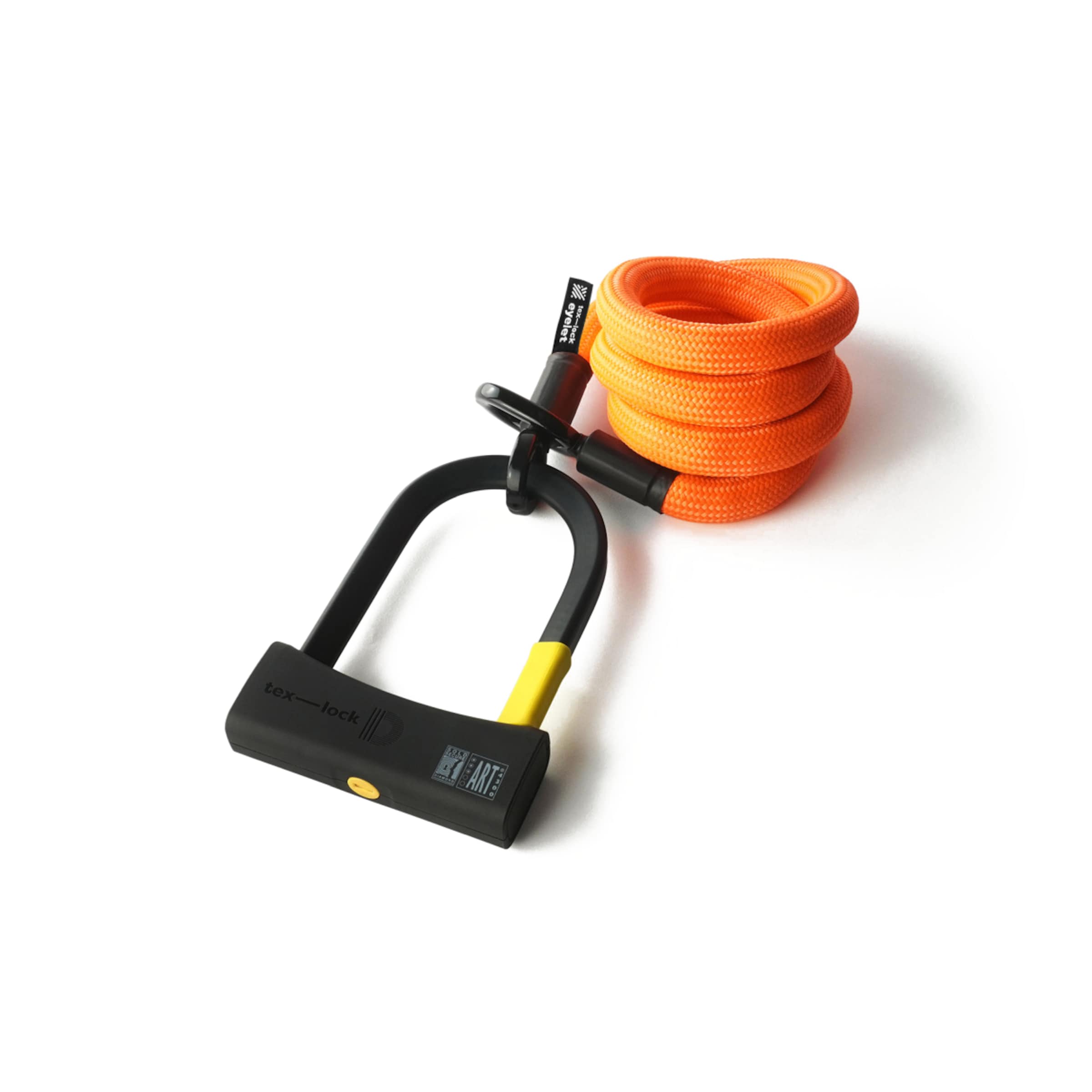 Eyelet D-lock Bundle Textile Lock Chain with U-lock