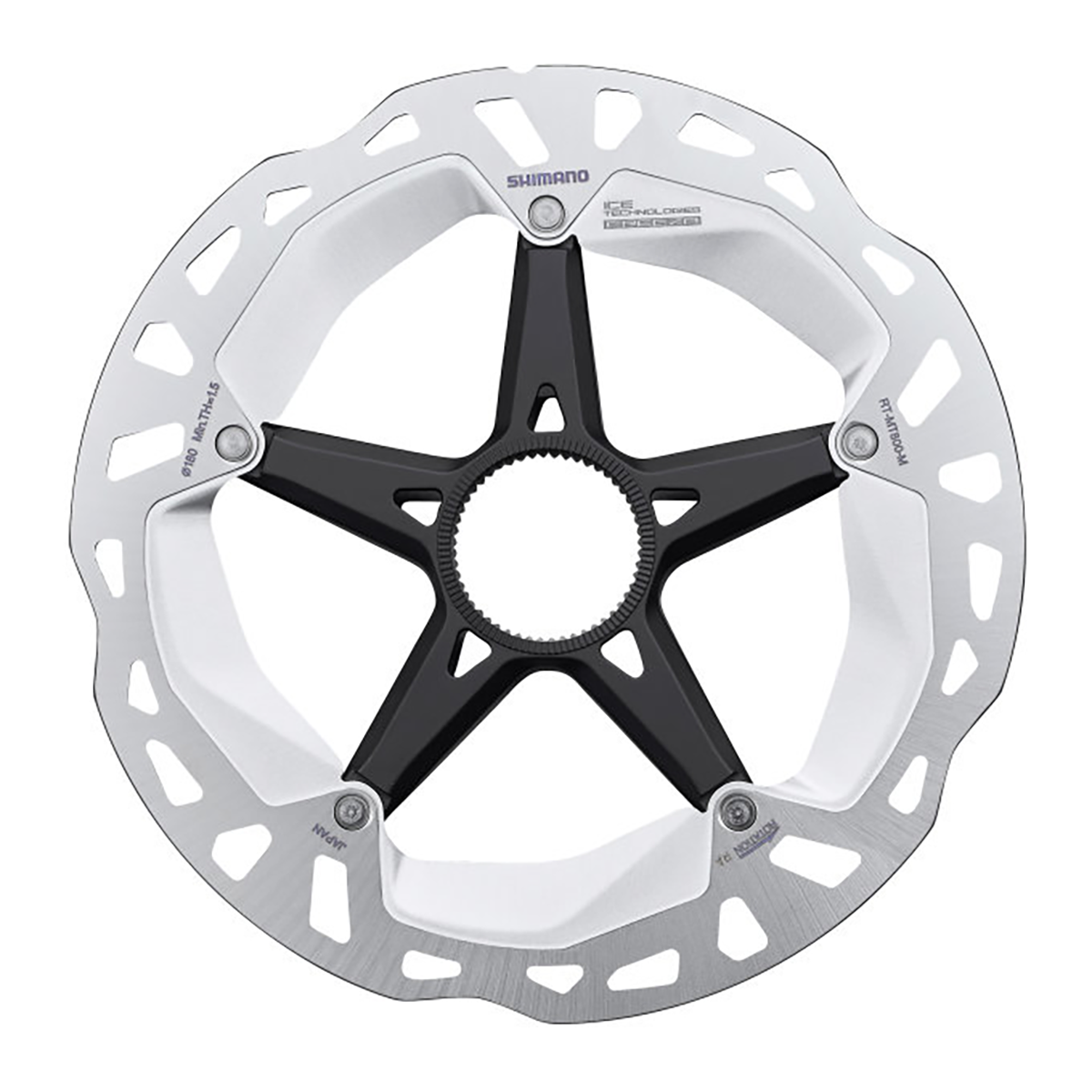 Deore XT RT-MT800 remschijf (Lockring met externe vertanding)