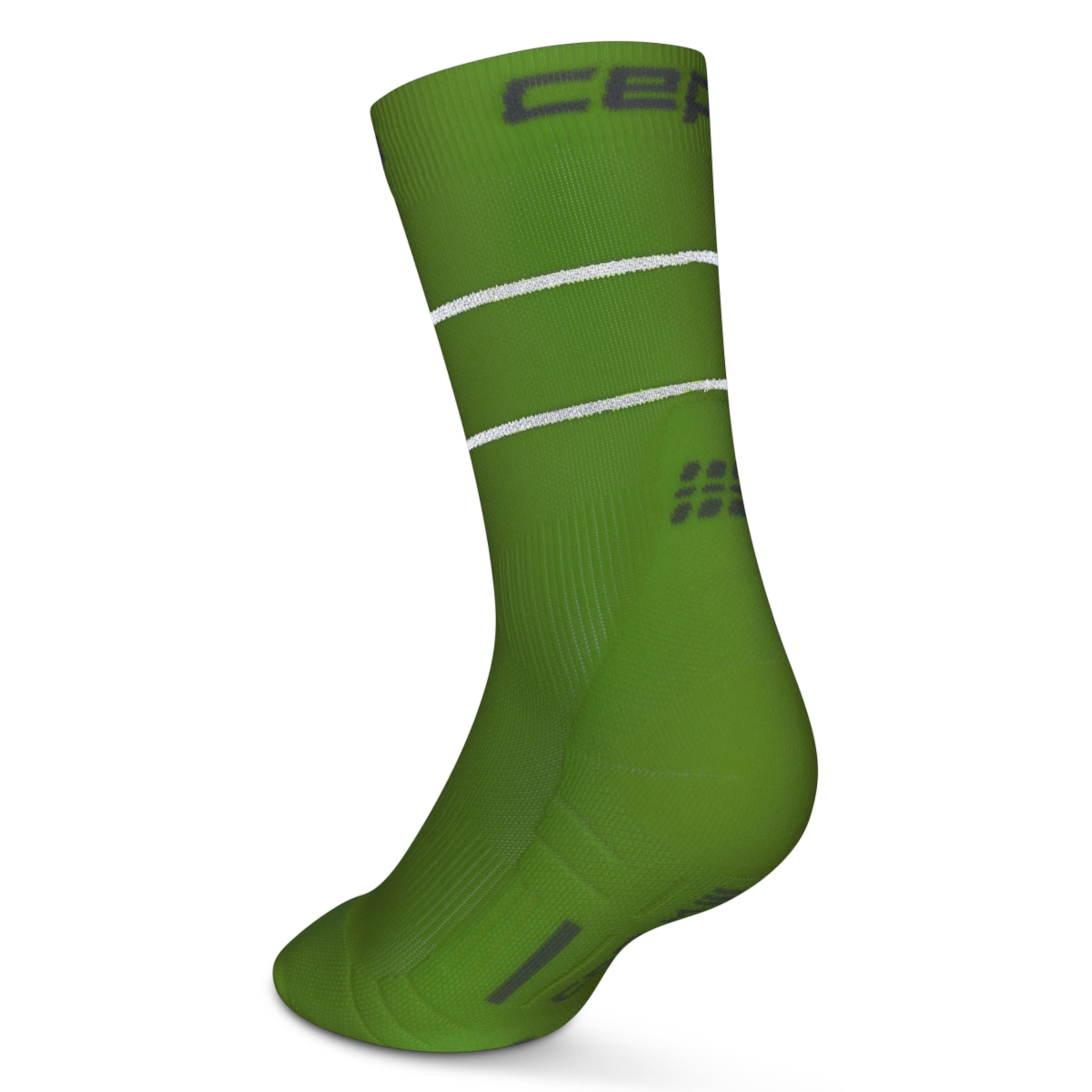 PRO RUN REFLECTIVE COMPRESSION SOCKS MID CUT 2.0 compressiesokken
