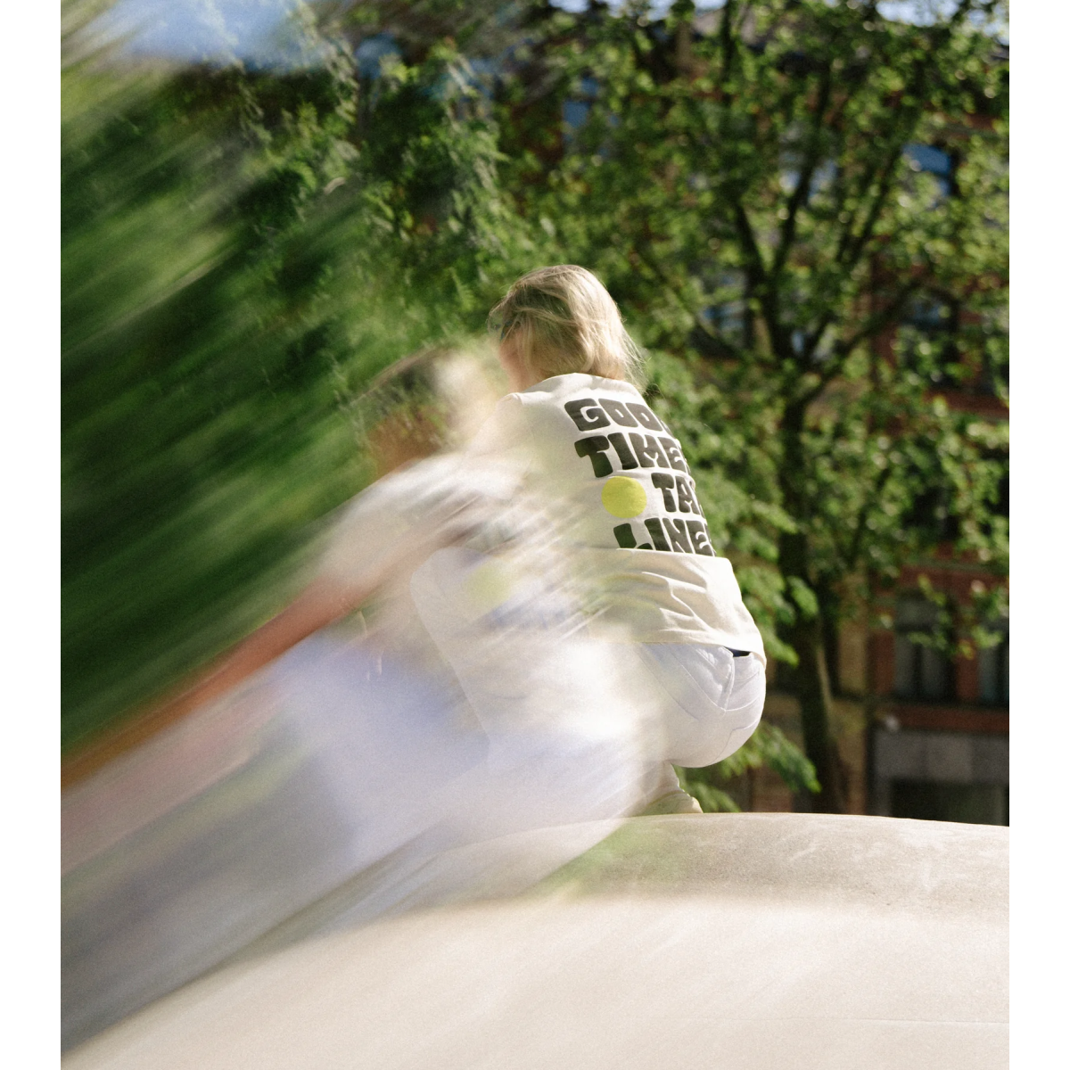 GOOD TIMES TAN LINES CYCLING T-SHIRT