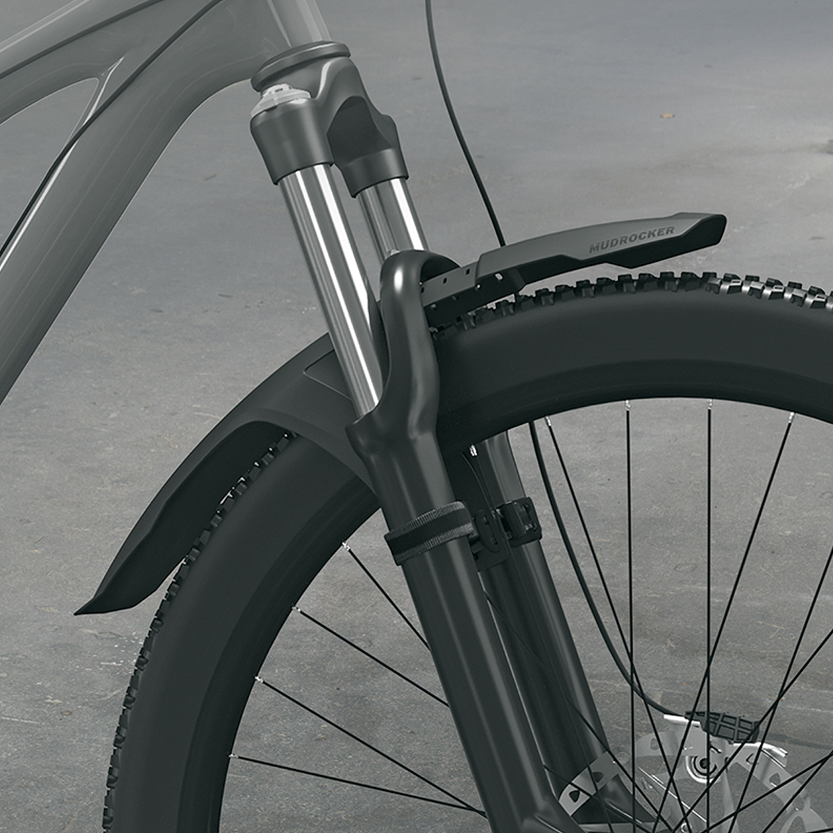 Mudrocker Front MTB-spatbord voorkant