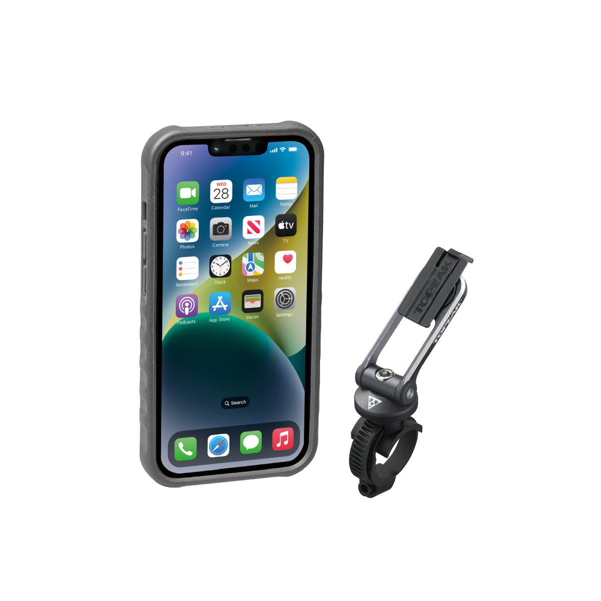 RideCase Phone Case for iPhone 14 incl. RideCase Mount