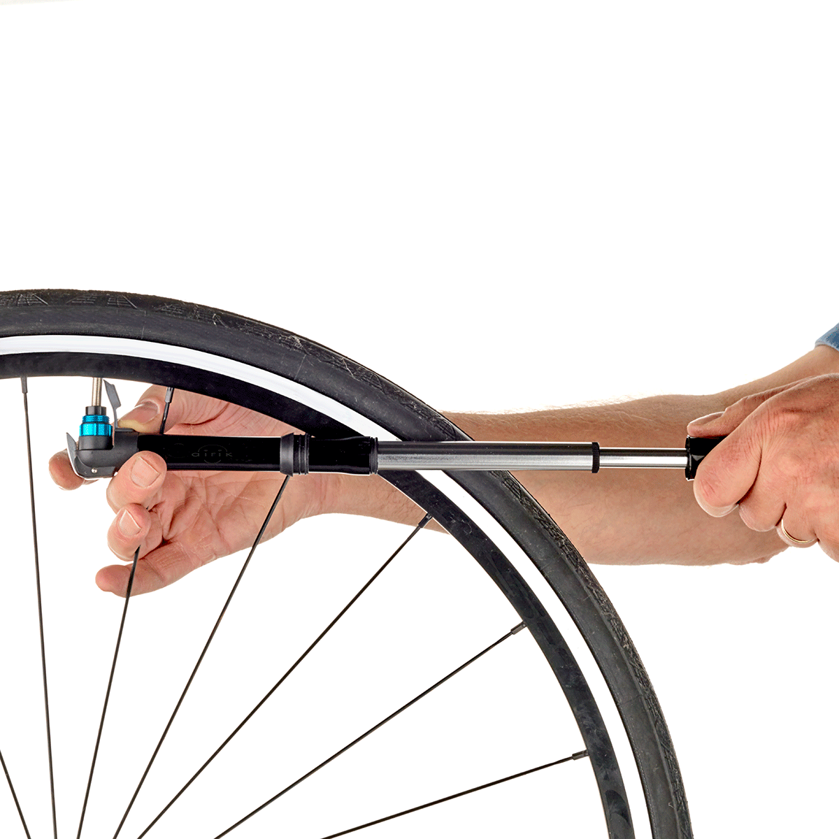 airik R-CNC Aluminium Telescopic Mini Pump