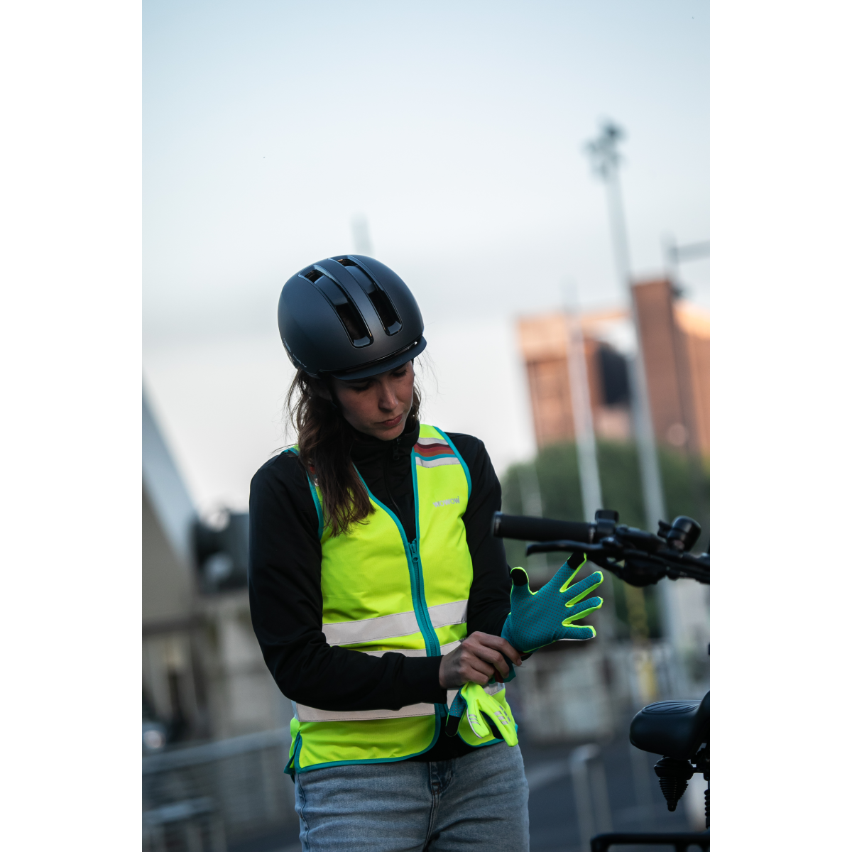 LUCY JACKET YELLOW gilet réfléchissant femme