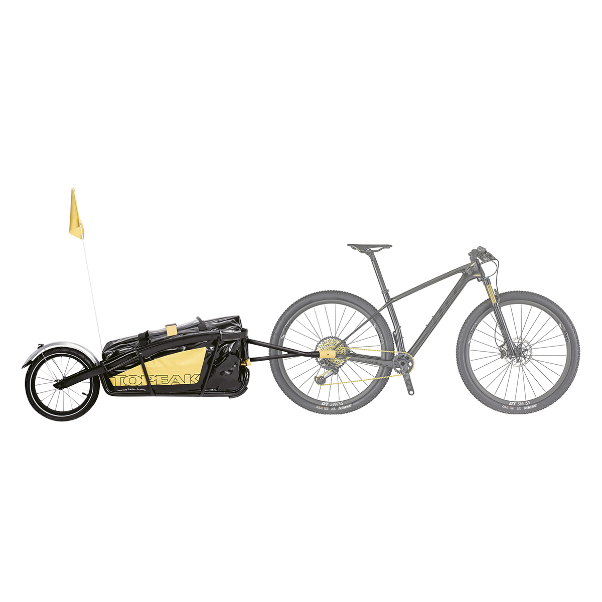 JOURNEY TRAILER TX en DRYBAG enkelsporige aanhanger