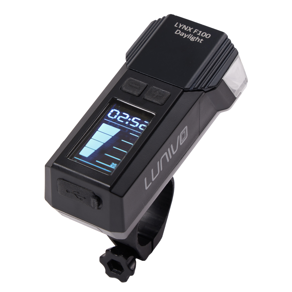 Lynx F100 Daylight and Lynx R Brake A Rear Light Rechargeable Light Set