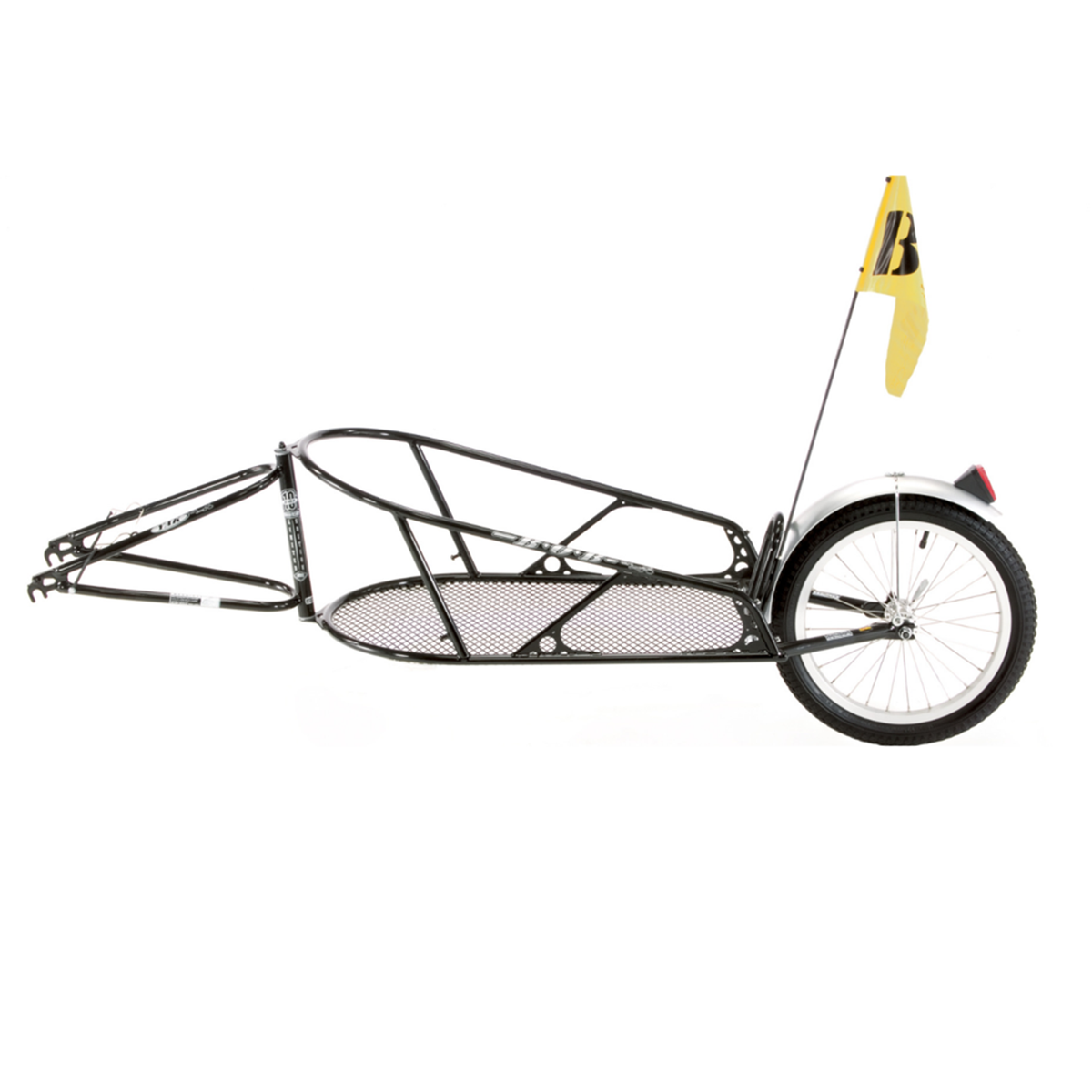YAK remorque à vélo cargo à voie unique pour vélos 28 et 29" incl. BOB BAG