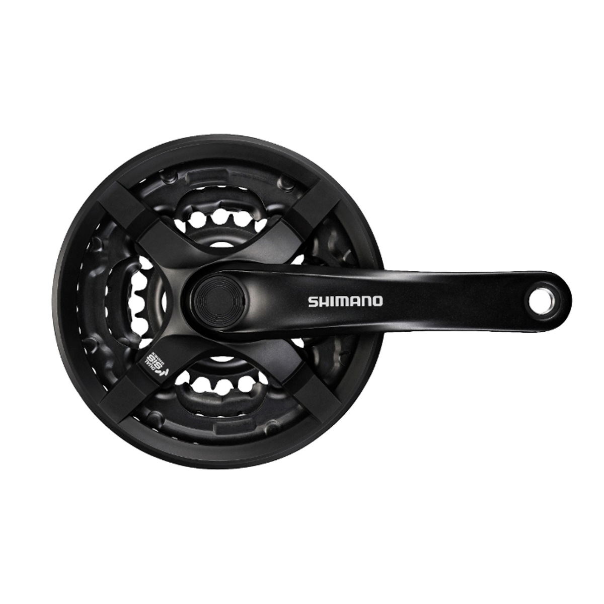 SHIMANO TOURNEY FC-TY501 Kurbel, 3 x 6-/7-/8-fach (42-34-24 Zähne)