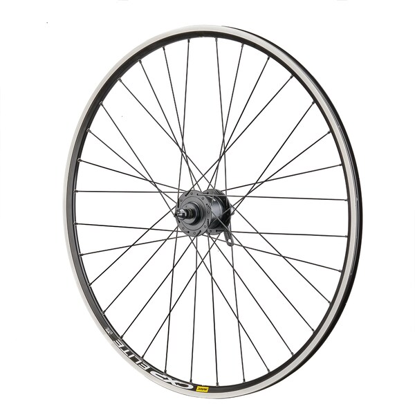 Mavic CXP Elite, SHIMANO DH-T4000-1N, 28"/700C Rennrad-Vorderrad Nabendynamo, 5 x 100 mm