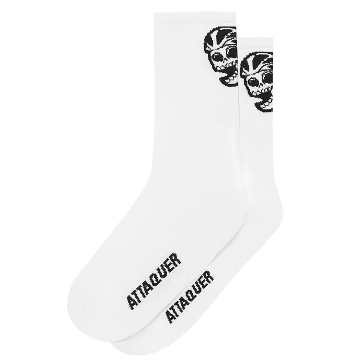 Attaquer SKULL LOGO SOCKS Fahrradsocken