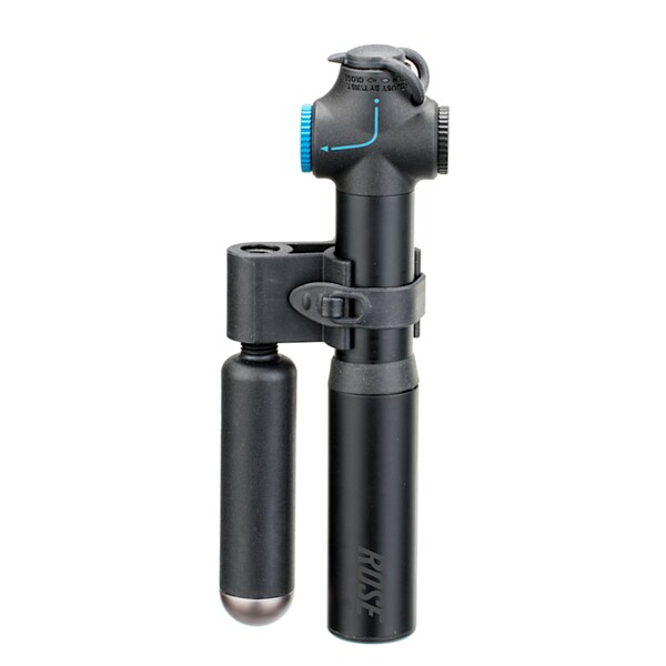 airik 3-in-1 Minipumpe mit CO2-Dosierer, Reifen-Reparatur-Kit und Kartuschenschutz