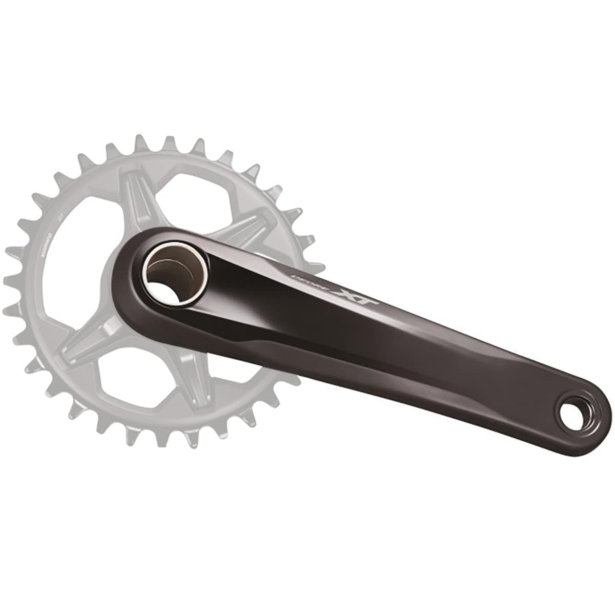 SHIMANO Deore XT FC-M8100 Hollowtech II Kurbel 1-fach / 52 mm Kettenline