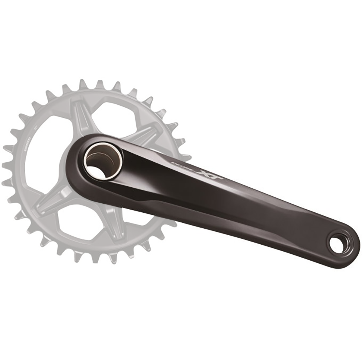 SHIMANO Deore XT FC-M8100 Hollowtech II Kurbel 1-fach / 52 mm Kettenline