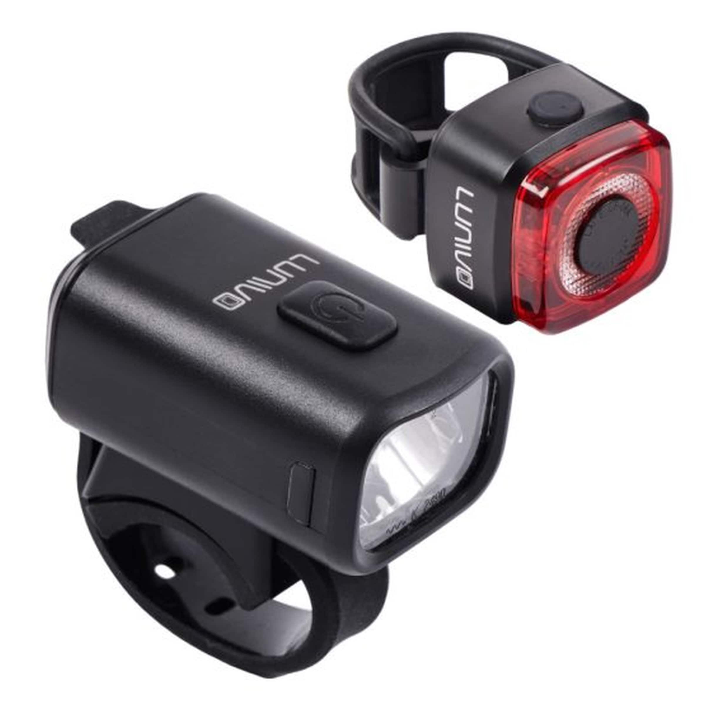 Set d’éclairages à batterie Feu avant DICE F50 + Feu arrière DICE R Brake