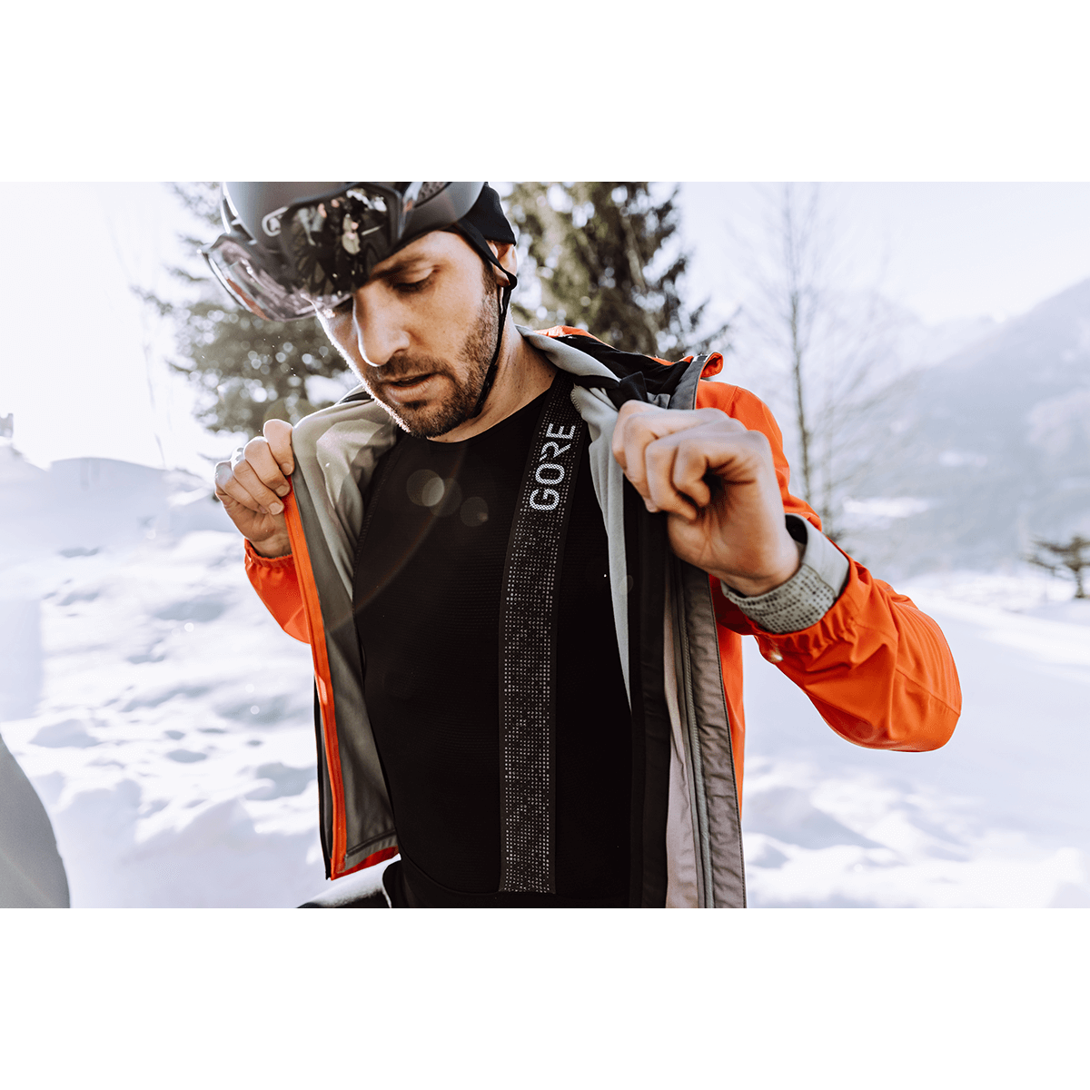 Veste velo sales hiver gore tex