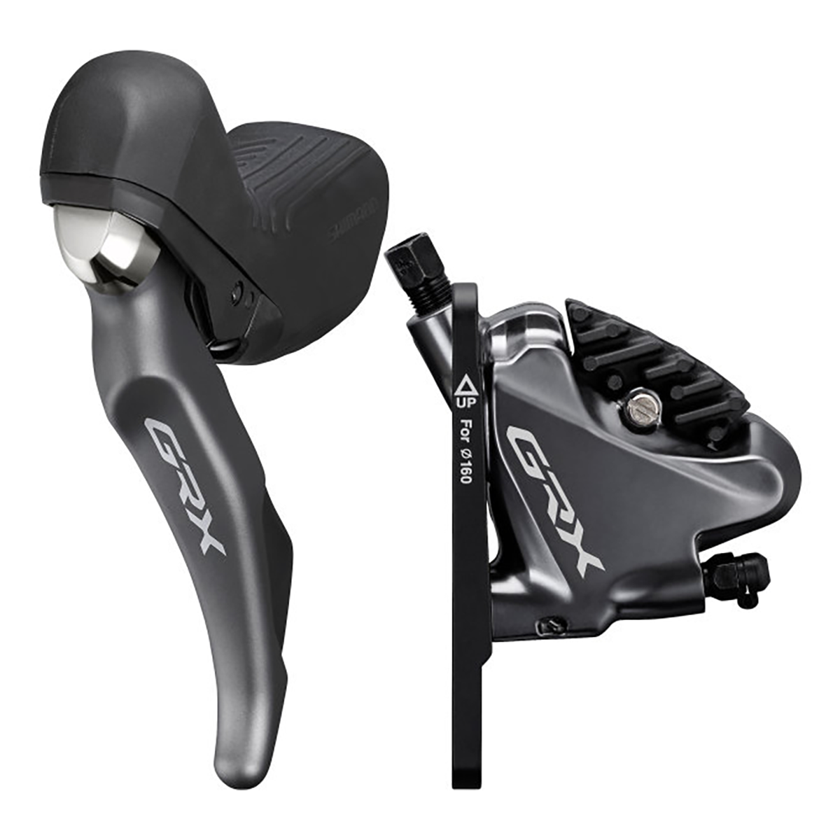 GRX ST-RX810 shifterset 11-speed/dubbel met BR-RX810 schijfrem (voor of achter)
