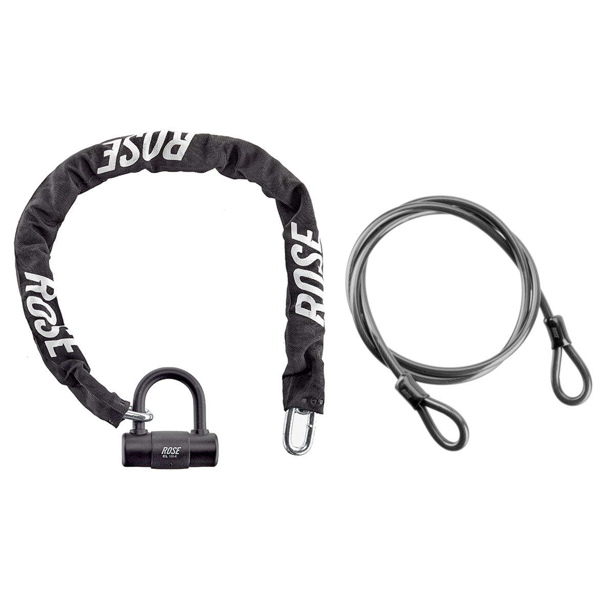 Shop LOCKMAXX CL 100-K Chain Lock and Multi Cable Lock Set now | ROSE Bikes