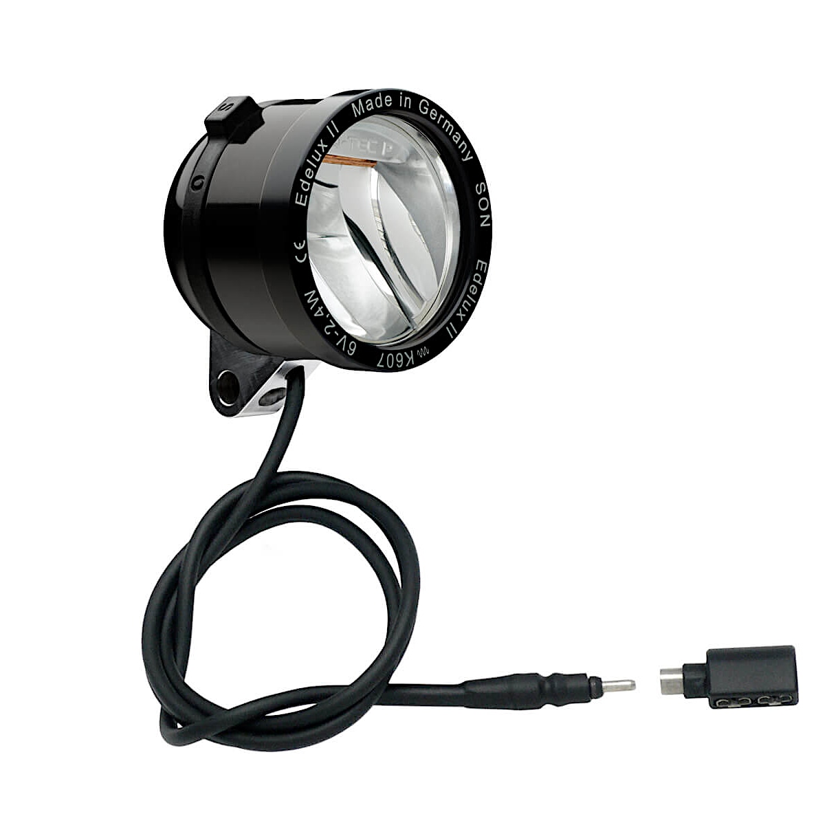 SON Edelux II Frontscheinwerfer mit Koax-Stecker