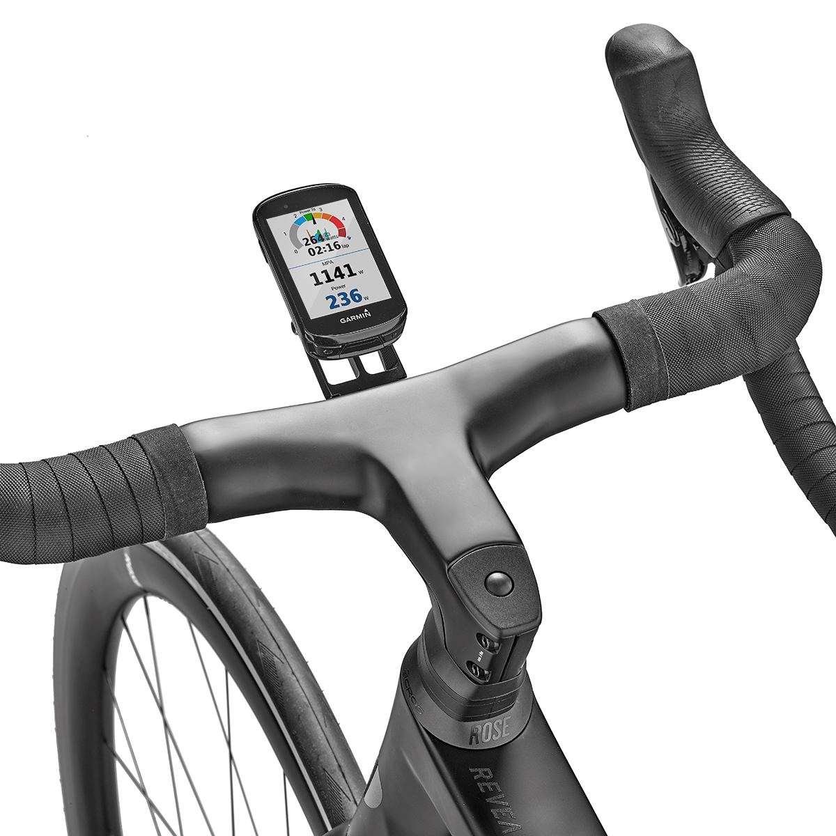 Garmin/Wahoo-Mount Race/Endurance One-Piece Cockpit Stem Mount