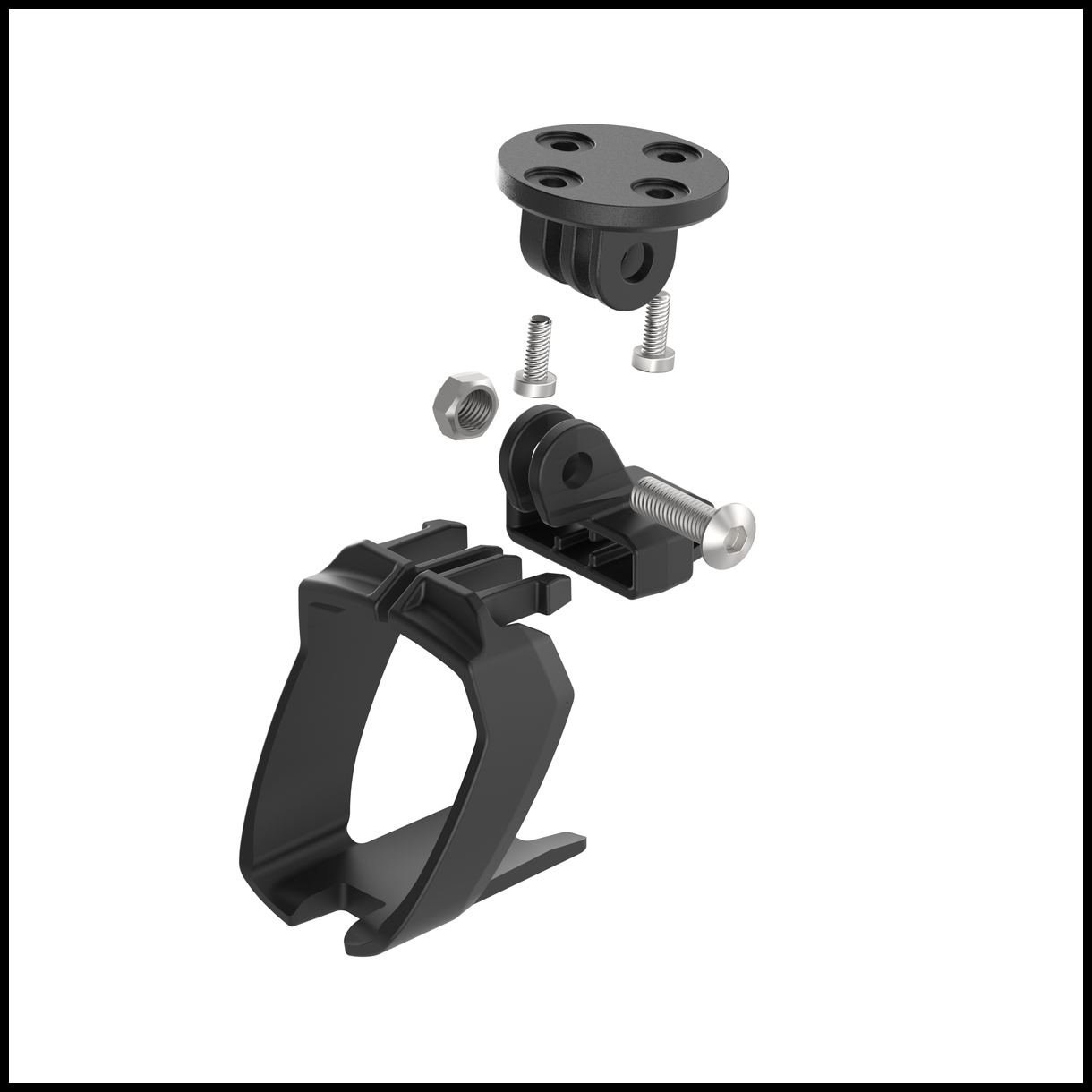 IXON Core 2 Garmin, Wahoo/GoPro Adapter for suspended mounting