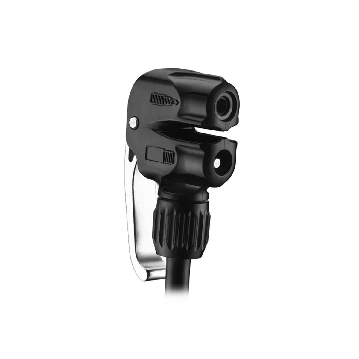 Lezyne Dual Valve Pumpenkopf, Schwarz, One Size