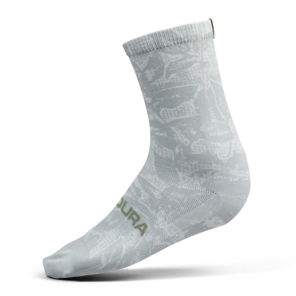 GRID FLORAL LTD PRINT SOCK chaussettes de vélo