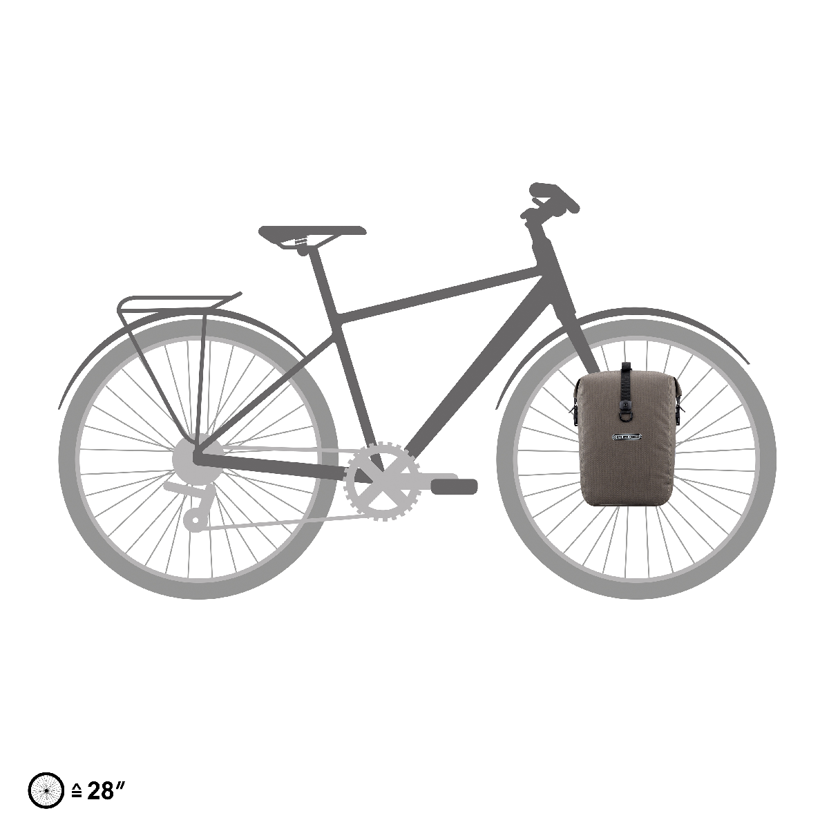 GRAVEL-PACK QL3.1 sacoche de porte-bagages bikepacking