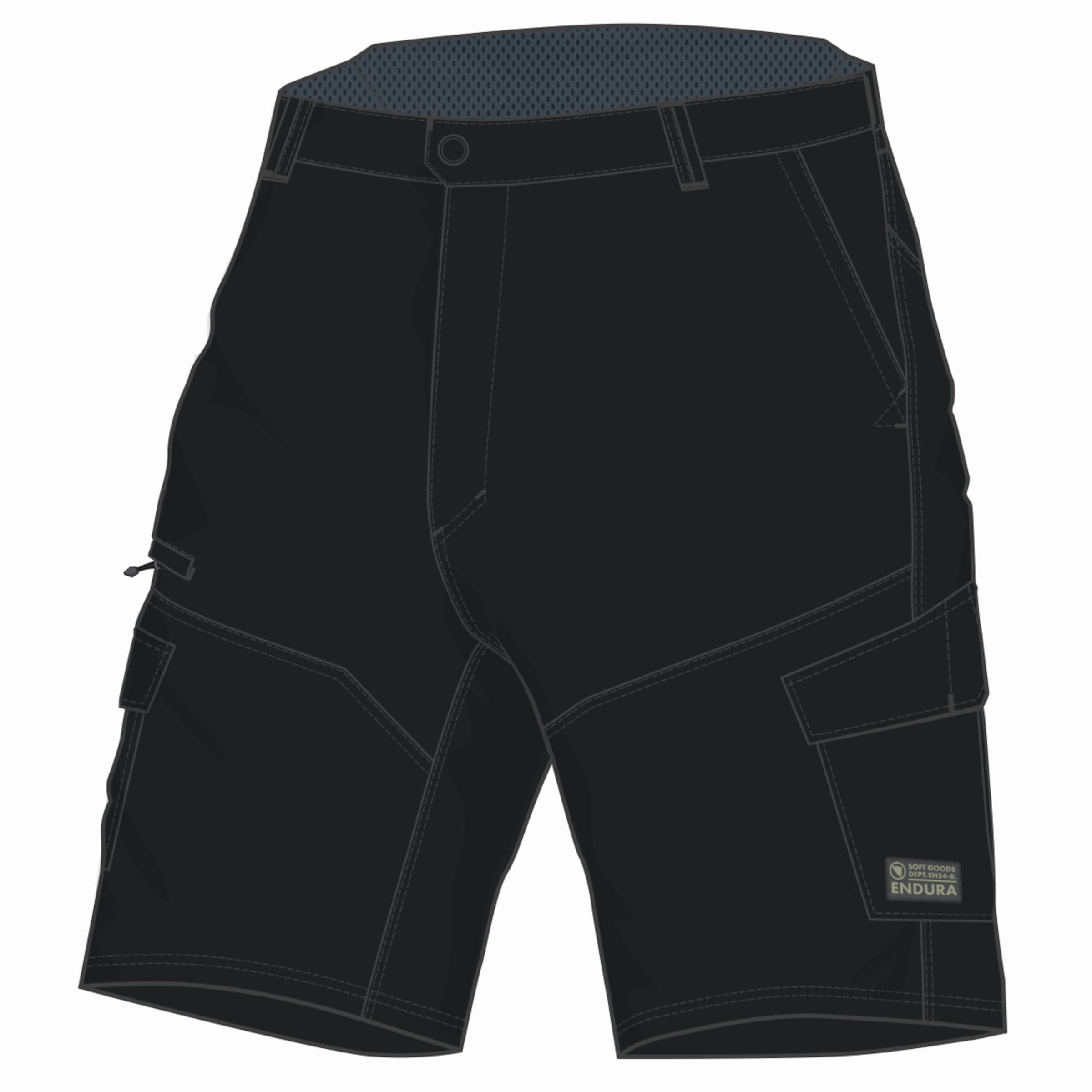 LOOP CARGO SHORT WITH LINER MTB Shorts