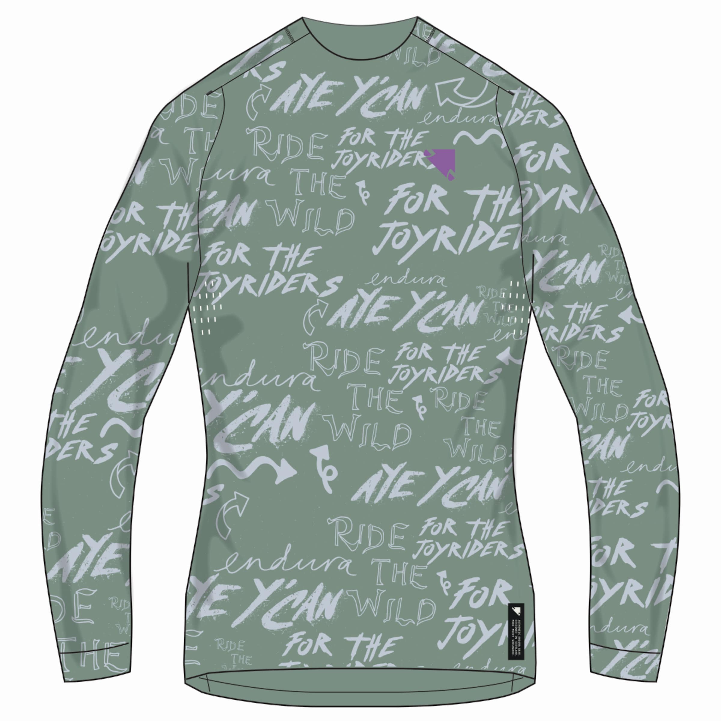 WOMEN'S SINGLETRACK L/S PRINT TEE Women's Long-sleeved MTB Bike Jersey