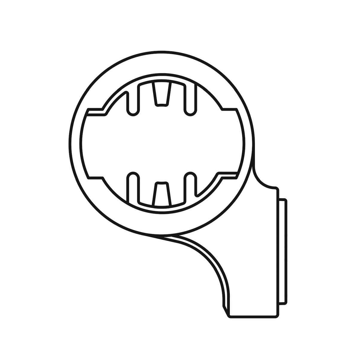 Display Mount Wahoo Mounting Bridge