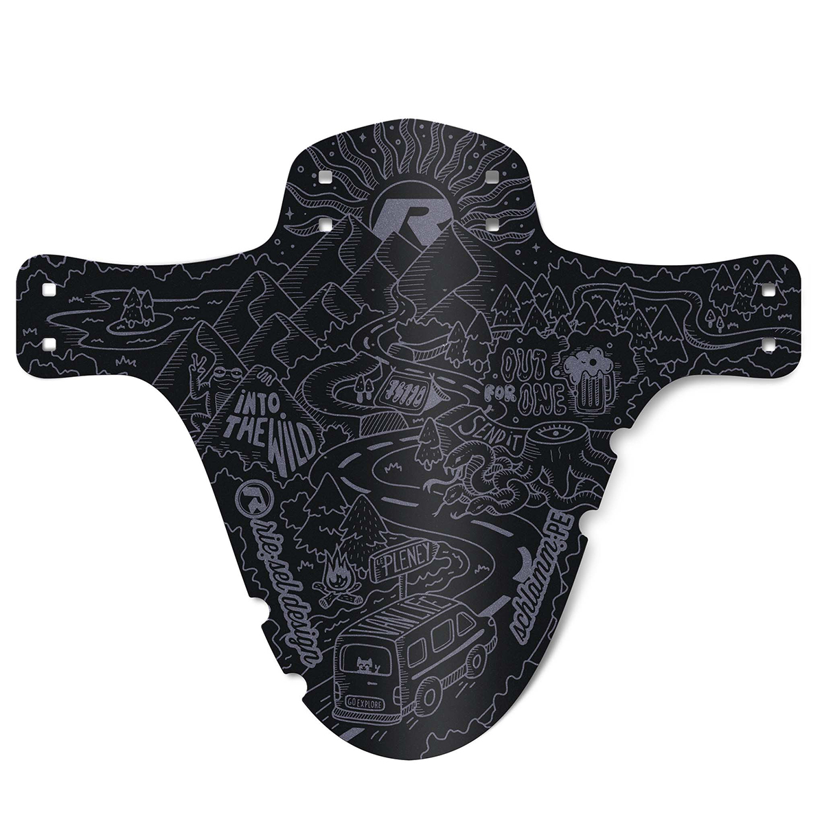 rie:sel design schlamm:PE MTB-Schutzblech