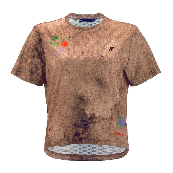 W Adventure AOP Cropped Mesh Tee