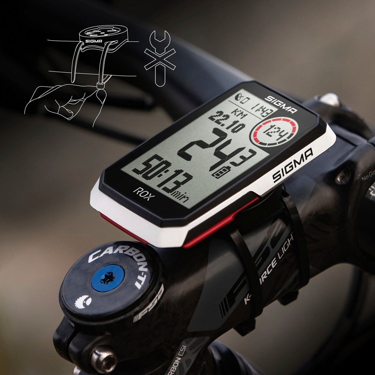 Sigma ROX 4.0 GPS fietscomputer nu bestellen | ROSE Bikes