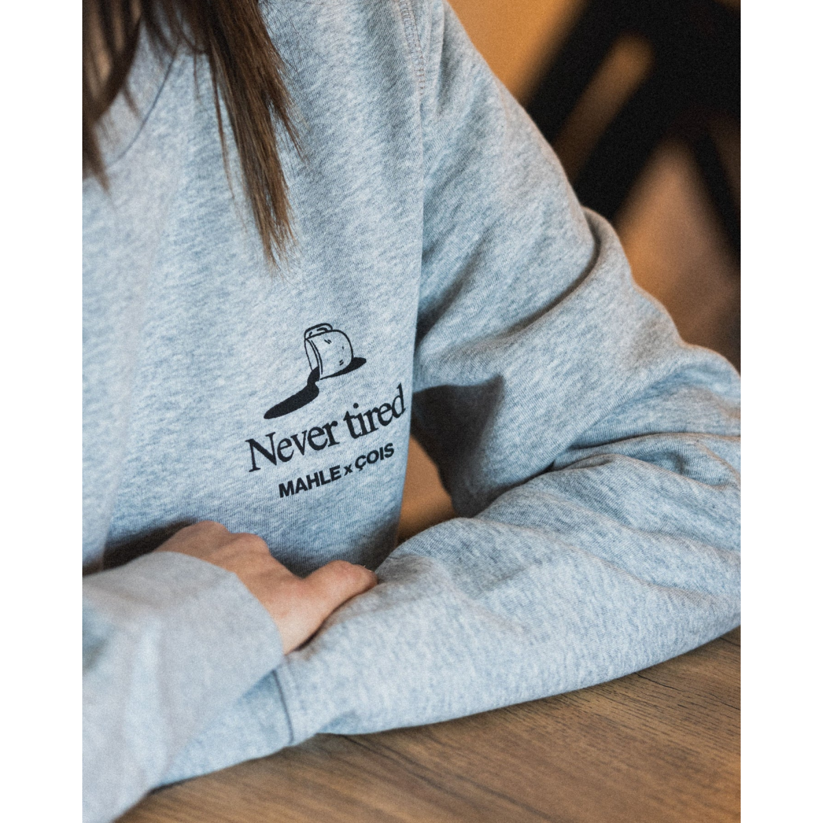 NEVER TIRED MAHLE CYCLING SWEATER