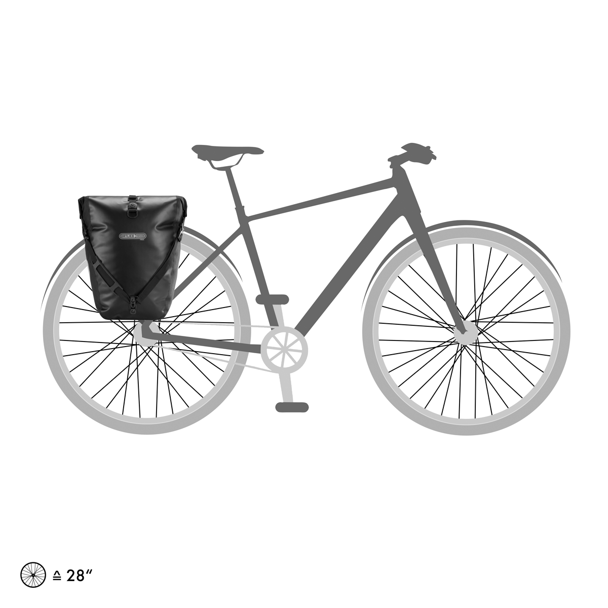 BACK-ROLLER FREE SINGLE QL2.1 Pannier Bag