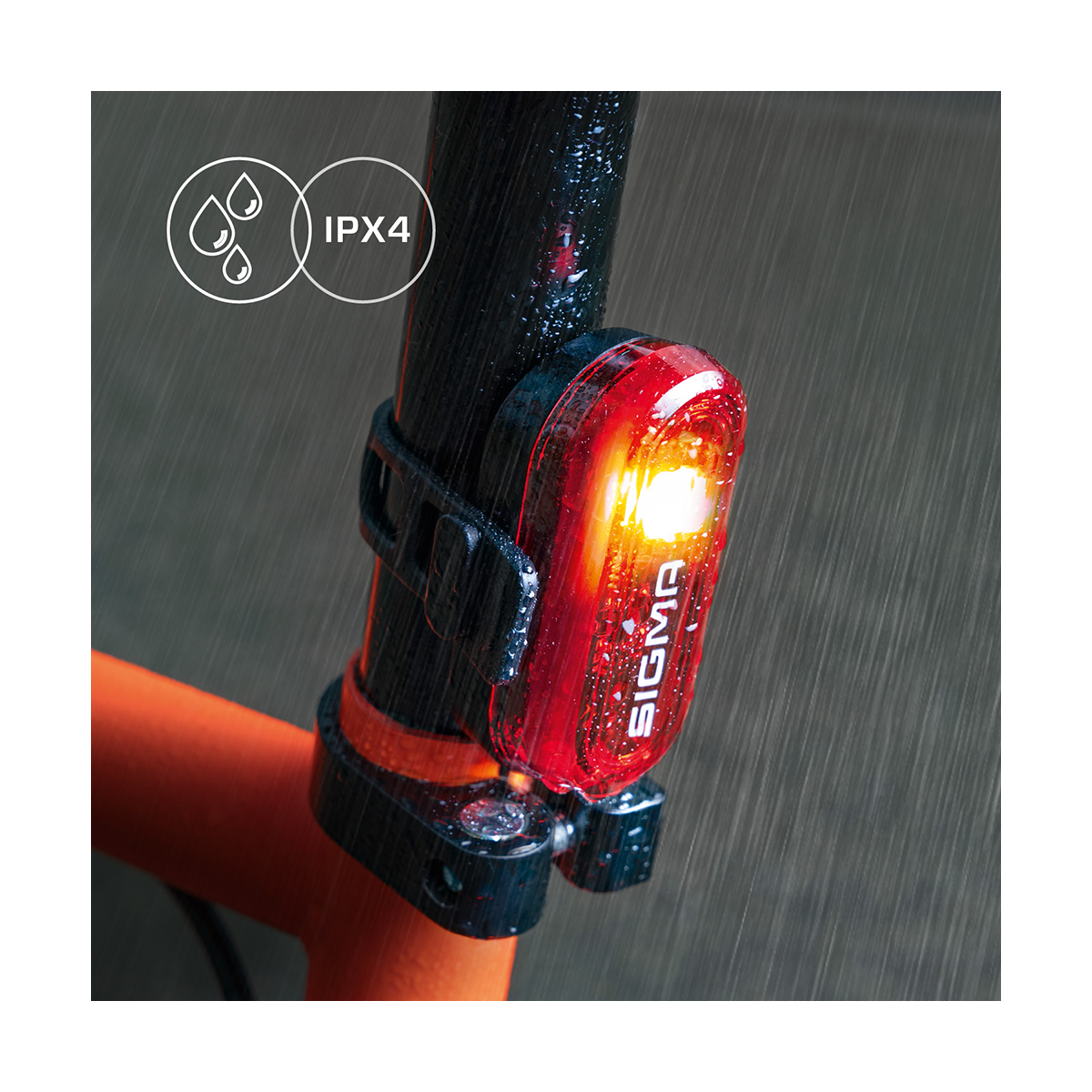 Curve Battery-Powered Rear Light