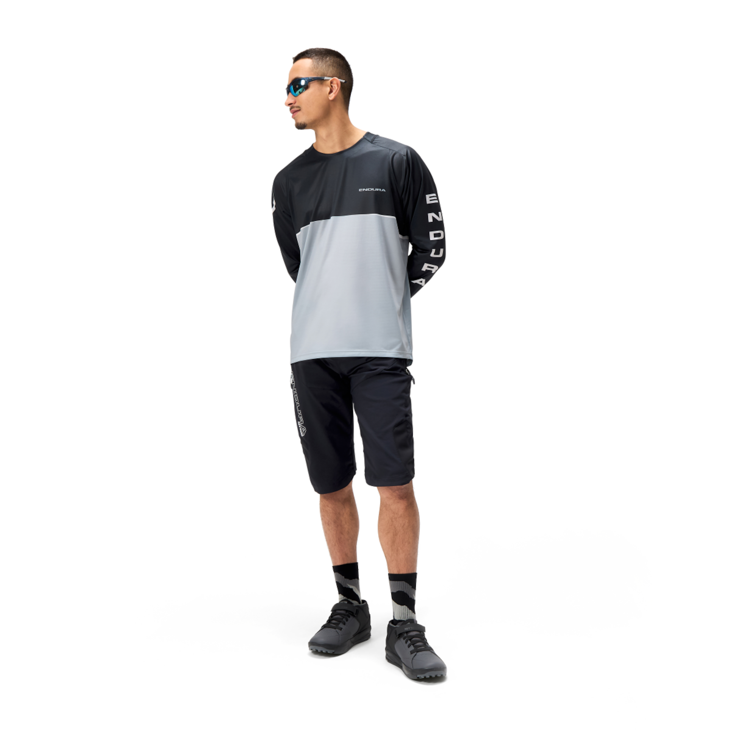 CORE PRINTED L/S TEE maillot de vélo VTT à manches longues