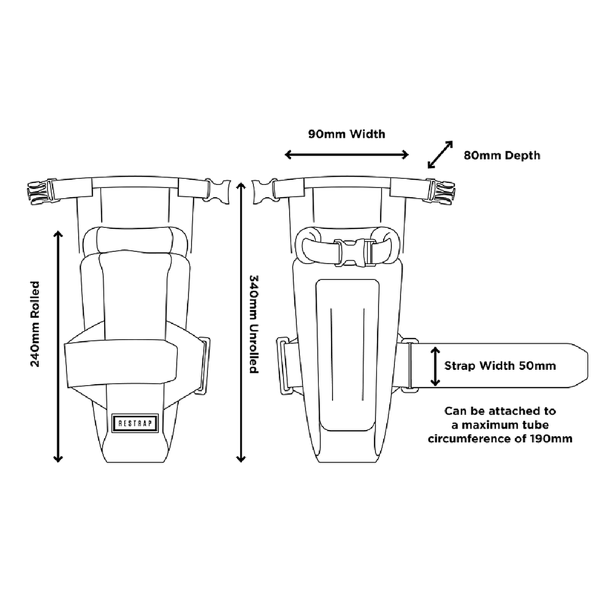 DOWNTUBE BAG sac pour tube diagonal