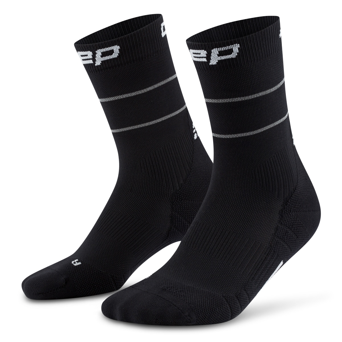 cep PRO RUN REFLECTIVE COMPRESSION SOCKS MID CUT 2.0 Damen Kompressionssocken