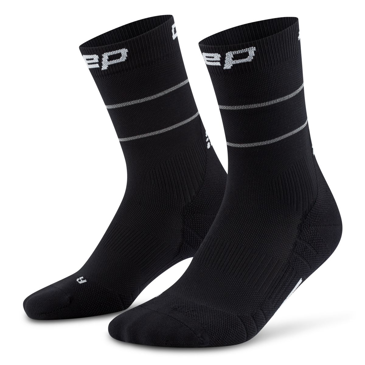 cep PRO RUN REFLECTIVE COMPRESSION SOCKS MID CUT 2.0 Damen Kompressionssocken